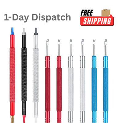 guduling 9 Pcs Watch Hand Tool Stainless Steel Hands Remover Setting Kit