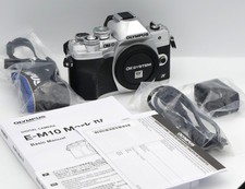 Olympus OM-D E-M10 Mark IV Mirrorless Camera - Silver  Body Only - Open Box