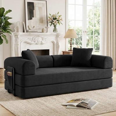 Modular Sectional Sofa Couch Modern Sleeper Loveseat Living Room Tool-Free Setup