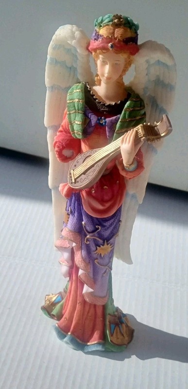 VINTAGE 1997 LENOX THE ANGELS OF LIFE COLLECTION THE ANGEL OF HARMONY 11.5"