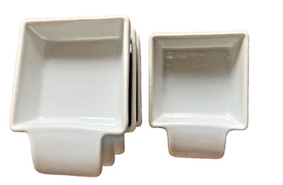 24 x kleine Servierschale zum Dippen stapelbar