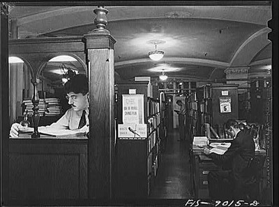 New York New York 1900s New York Times Library Editors Newspaper Office