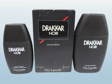 GUY LAROCHE DRAKKAR NOIR EAU DE TOILETTE SPRAY FOR MEN 3.4 OZ BOX 1.7 OZ
