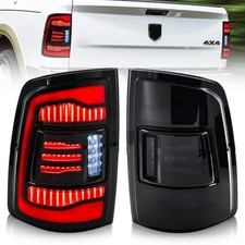 Smoked Tail Lights 1 Pair 09-18 Dodge Ram 1500 2500 3500 High Model