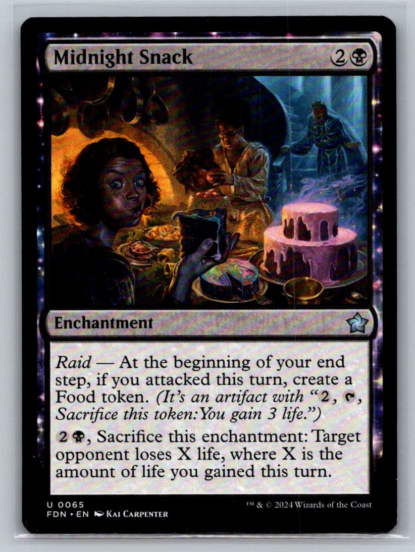 MIDNIGHT SNACK FOUNDATIONS 65 UNCOMMON MAGIC: THE GATHERING - NM/M