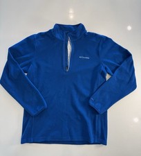 Columbia Blue 1/4 Zip Fleece Pullover Sweatsh...