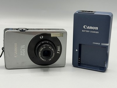 CANON Digital Ixus 75 Digitalkamera silber 7.1 Megapixel