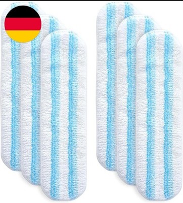 6 Stück Für Vileda H2Pro Bodenwischer Ersatzbezug, Mikrofaser Wischmopp Bezug Fü