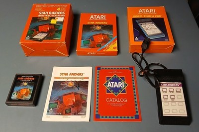 Atari 2600 Star Raiders - Complete In Box (CIB) - With Manual And Catalog
