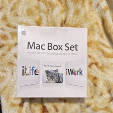 Apple Mac Box Set Mac Os X Snow Leopard Ilife Iwork Operating System Apple Mac Box Set Mac Os X Snow Leopard Ilife Iwork Operating System