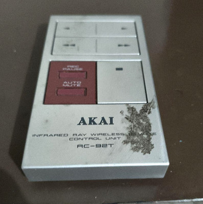 Akai RC-92T Wireless Remote Control  Japanfor GX-R90/GX-R88/HX-R5 etc