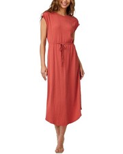 Bella Dahl Cap Sleeve Midi Dress Women's