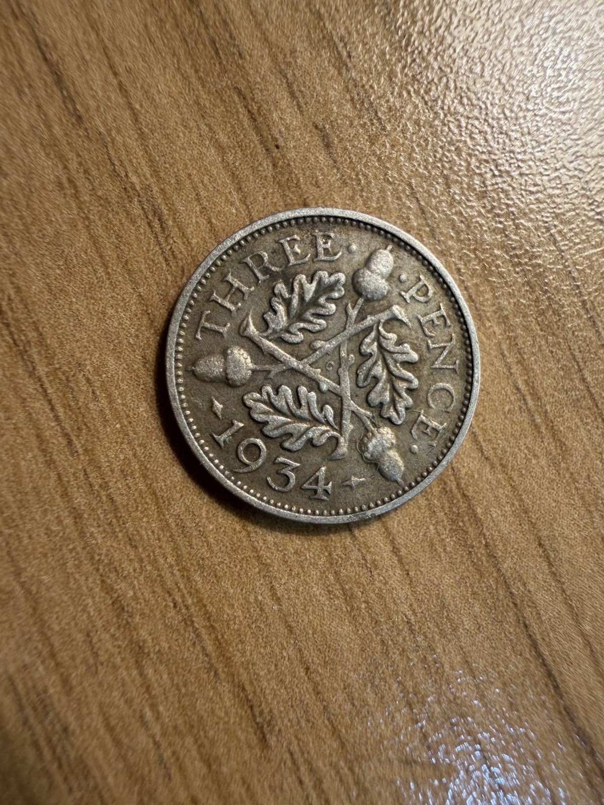 3х 1934/1935 George V Threepence Silver Coin | High Grade | image 4