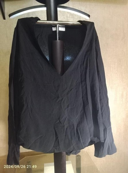 Women Chloé Shirt Black Silk 38