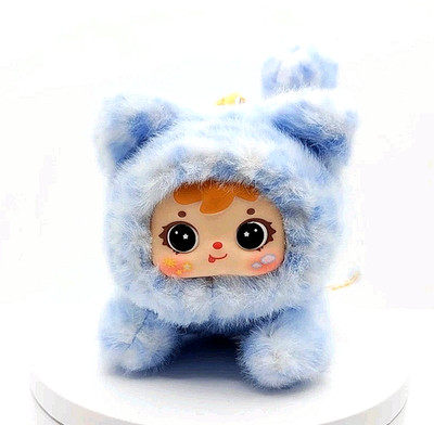Samuel San Xiao Mao Cute Moment Cat Plush Pendant Confirmed Blue Ice Cat Spots