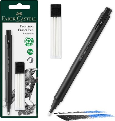 Faber-Castell - Präzisionsradierer Stift & Mine Radierer - FC-185610
