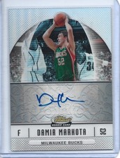 DAMIR MARKOTA 2006 TOPPS FINEST ROOKIE AUTO REFRACTOR #68 MILWAUKEE BUCKS