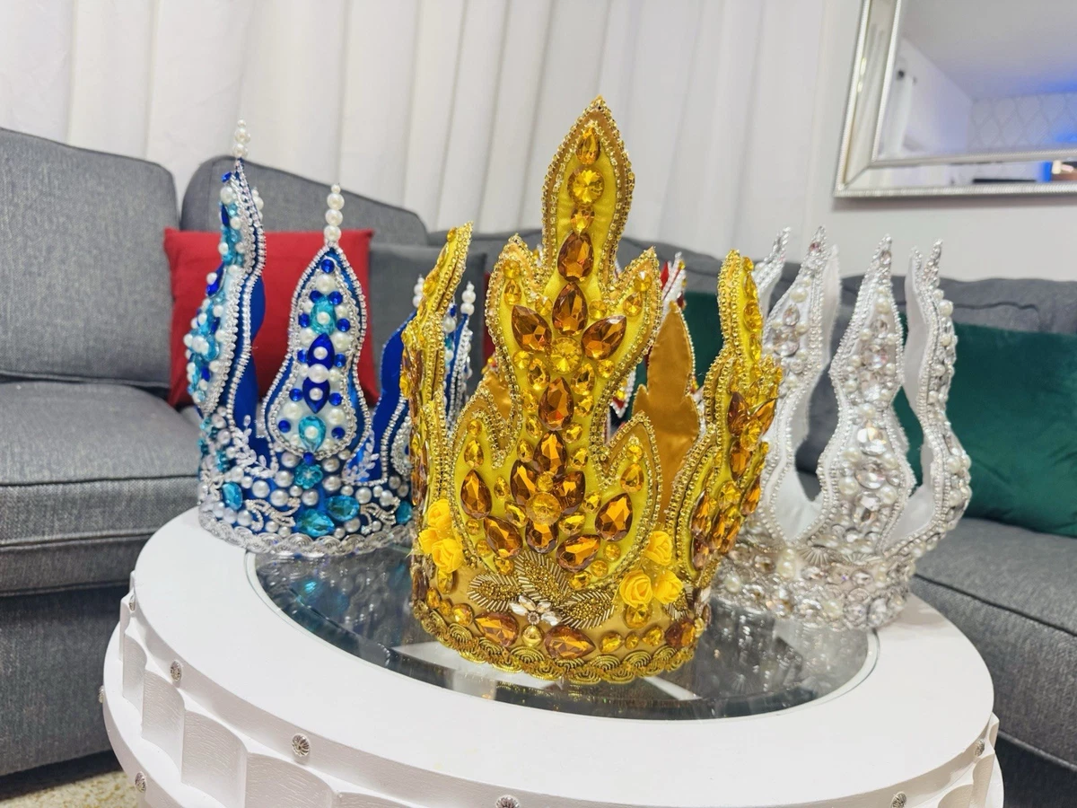 Handmade Crown Gold Costume Crowns & Tiaras for sale | eBay