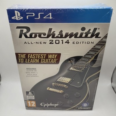 Rocksmith 2014 with Real Tone Cable (Playstation 4, PS4) RARE Factory Sealed CIB