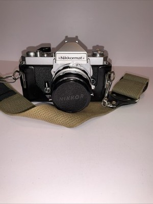 Nikon Nikkormat FT2 35mm Film Camera w/ 50mm Nikkor f/1:2 Lens - Works