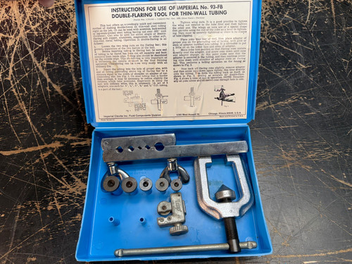 Imperial Eastman Double Flaring Tool Kit 93-FB 45 Degrees