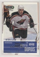 2001-02 Upper Deck Play Makers Limited 764/1250 Pascal Dupuis #122 0lu8