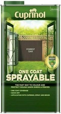 Cuprinol One Coat Sprayable Fence Treatment Silver Copse 5 Litre, 5L,CUPNSFTSC5