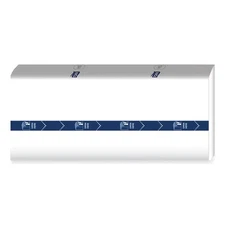 Tork 105065 1-Ply 7.91" x 8.85" PeakServe Cont Hand Towel - White (12/Carton)New