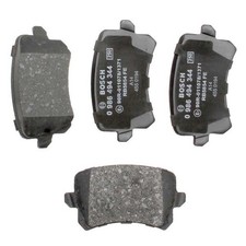 Image of 0 986 494 344 Disc Brake Brake Pad Set Rear Fits VW Golf 5 Audi Seat Skoda Bosch
