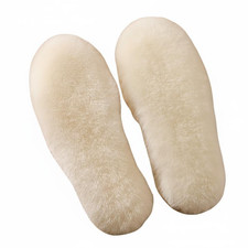 Wool InsolesPlush Comfort InsertsThick Sweat-Absorbing