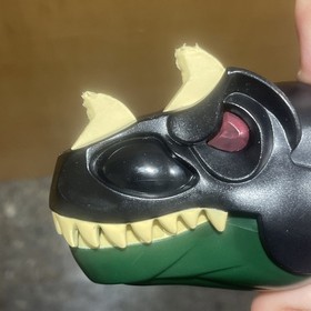 LEGO Dino Attack 2010 T-Rex Transport 7477 7476 Black & Green Eyes Light Up Red