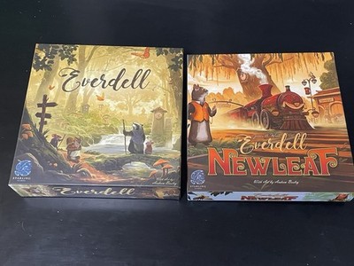 Everdell Bundle- Base, Newleaf, Bellfaire, Glimmergold pack, Folded Space Insert
