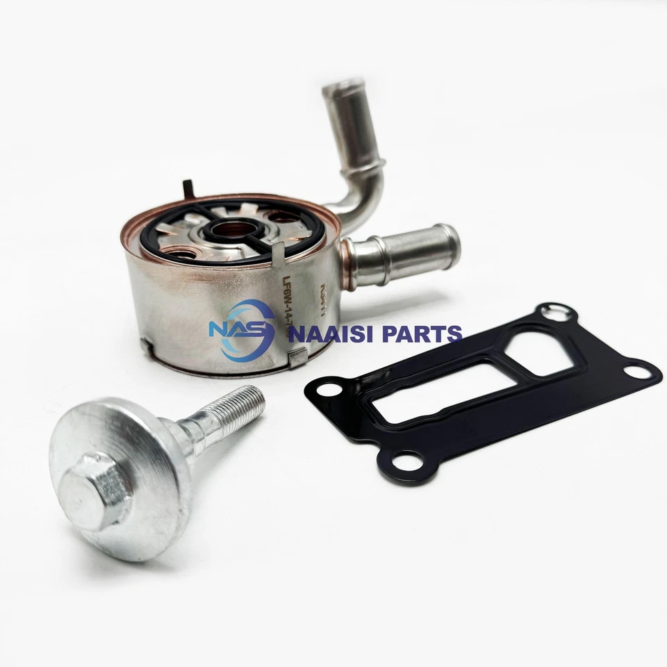 OEM Updated Oil Cooler Kit For MAZDA 3 5 6 CX-7 LF6W-14-700A & HARDWARE Foto 4 de 4