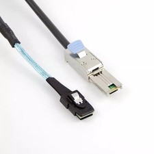 SAS cable SFF8087 to 8088 built-in to external 36P to 26P disk array data cable