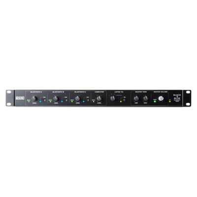 Rane BLACKANDBLUE Bluetooth Audio Mixer 3 Mono Inputs Rack Mount