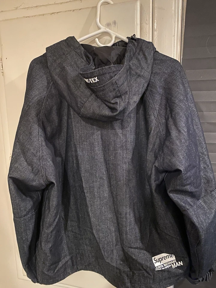 Parka Denim Supremex JUNYA WATANABE COMME des GARONS MAN GORE-TEX 'Negro Blanco' Foto 3 de 3