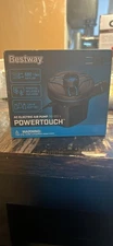 Bestway PowerTouch AC Electric Air Pump - New in Box 3 valve adaptions