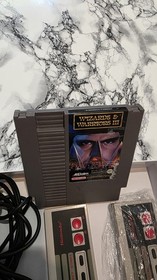 Nintendo NES Four Score Set - 2x Original Controller + Wizards & Warriors 3