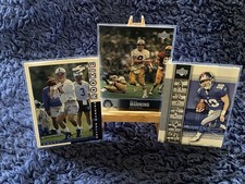 Archie Manning Cert Auto + Peyton & Eli Rookie Cards NFL Legends Family Lot HOF