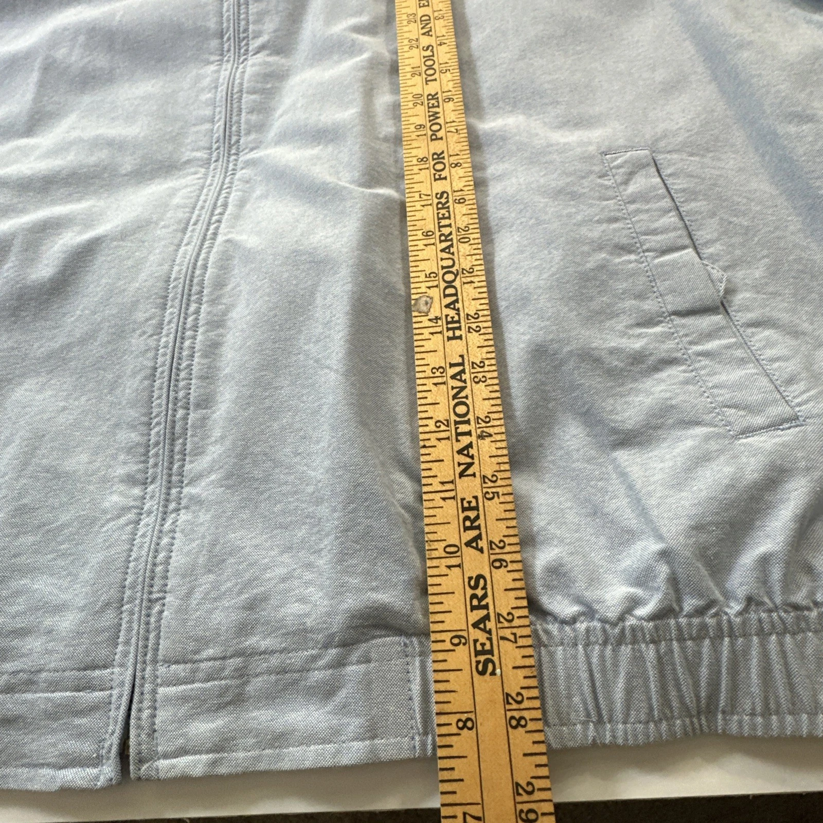 Daniel Cremieux Collection Mens Oxford Casual Jacket Zip-up Blue XXL #0425 image 14