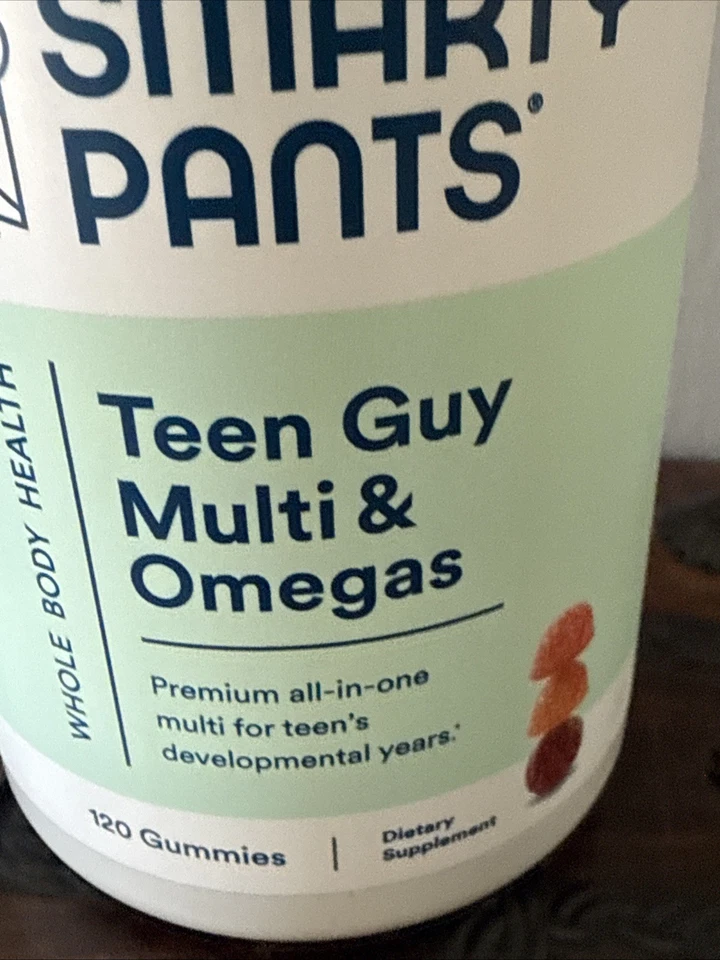 SmartyPants Teen Guy Multi & Omegas Gummies - 120ct Exp 9/26 Foto 2 de 4