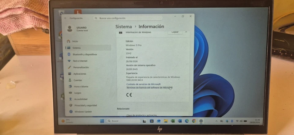 HP EliteBook 835 G8 · Ryzen 5 PRO 5650U · 16GB · 256GB, foto 3 de 5