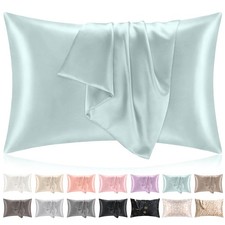 Silky Pillowcase Premium Satin Pillow Cases with Zipper Closure for Hair and ...