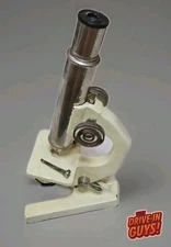 Antique 1930s Japan Studron Microscope No. 25370 – Rare Vintage Scientific Instr