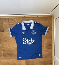 EVERTON 2023 FOOTBALL SOCCER MEN SHIRT JERSEY HOME HUMMEL S blokecore