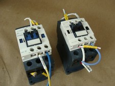 LOT OF 2 TELEMECANIQUE CONTACTOR LC1D32BD 50A 600VAC 24VDC COIL W/LAD4TBDL DIODE