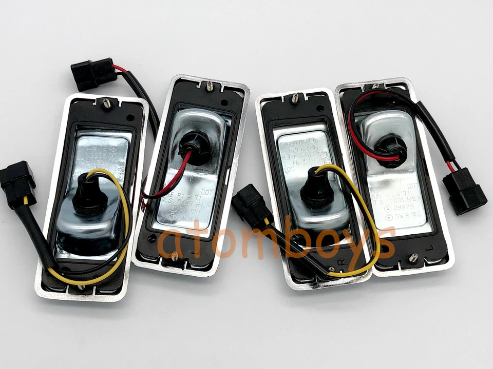 x4 PARA MAZDA ROTATIVO RX3 808 RX4 929 12A INTERMITENTE LUCES MARCADORAS LATERALES ROJO ÁMBAR Foto 2 de 4