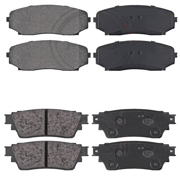 Set BeläGe Schuhe BremsbeläGe Vorne Und Hinten FüR Mitsubishi Eclipse Cr-image