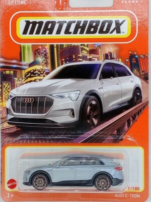 Matchbox 70 Years City Series Audi E-Tron in Silver #1/100 Scale 1:64 Diecast