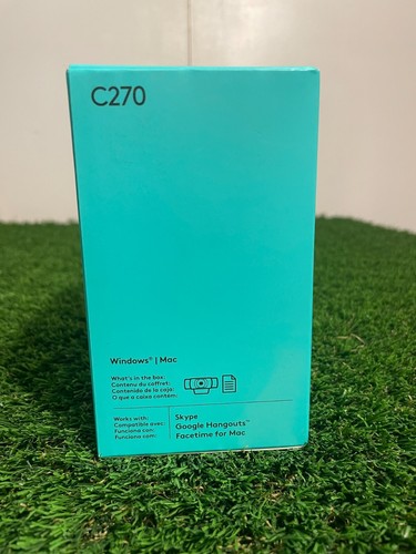 Logitech C270 HD 720P Cámara Web USB 2.0 Cámara Web Micrófono HD NUEVO SELLADO - Imagen 2 de 9